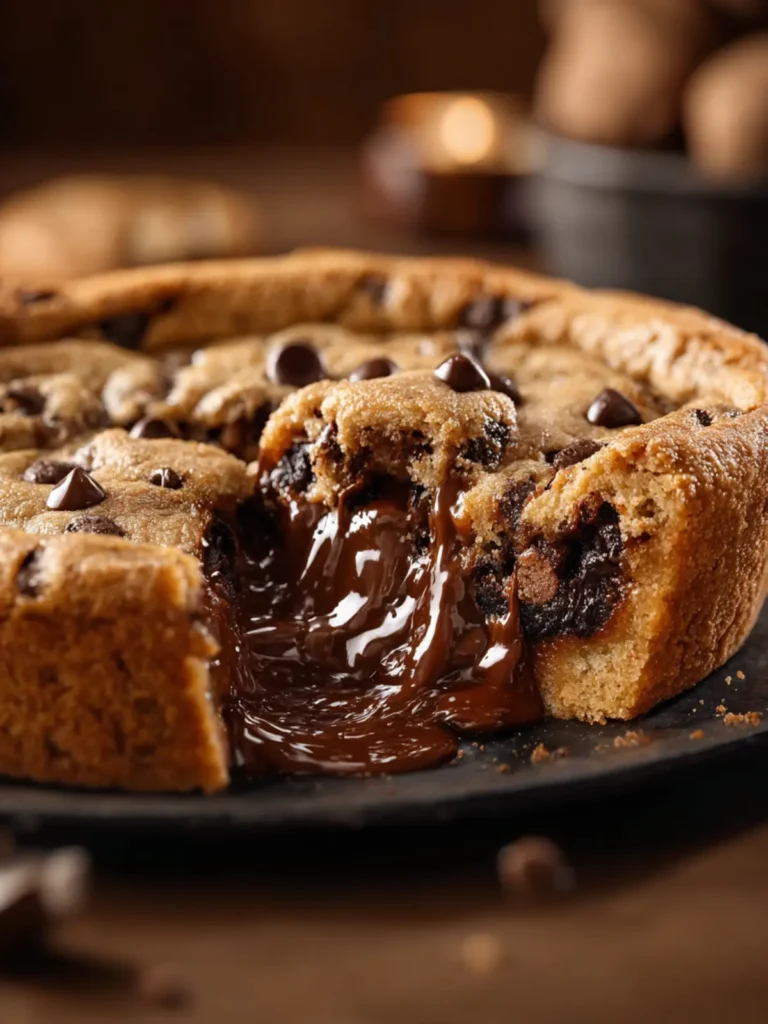 Deep Dish Cookie Pie: Irresistible Gooey Dessert in 6 Simple Steps First Image