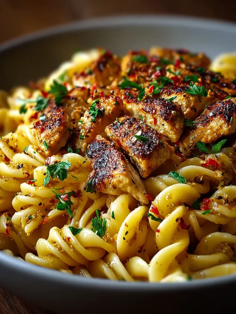 Irresistible Honey Pepper Pasta with Chicken Recipe First Image