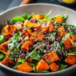 Irresistible Spirulina Roasted Sweet Potato Salad Recipe First Image