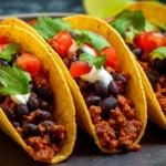Delicious Ground Turkey Black Bean Tacos Recipe Ideas First Image