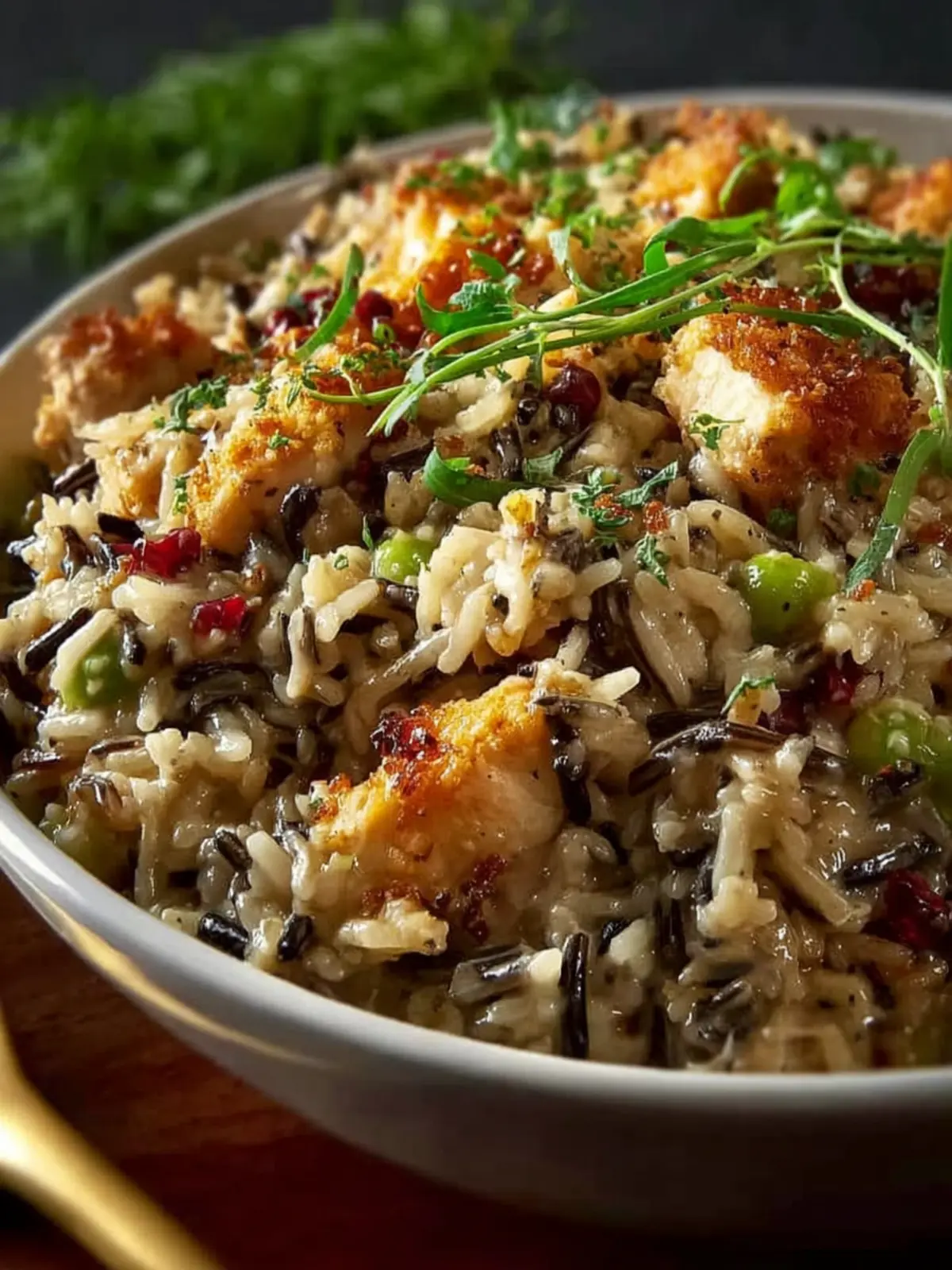 Chicken Wild Rice Casserole First Image