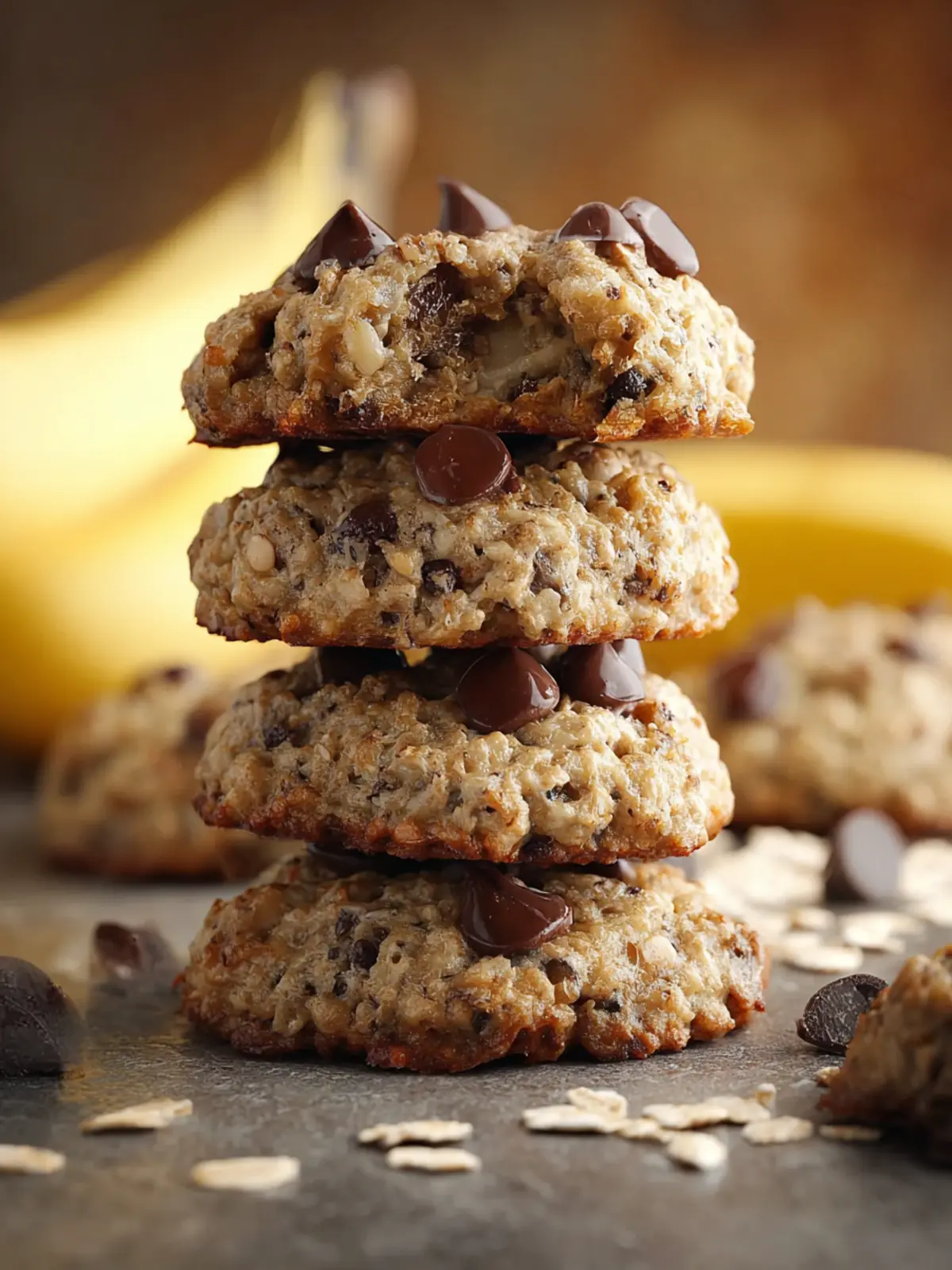 Chewy Banana Oatmeal Cookies: 6 Soft & Cozy Bakes First Image
