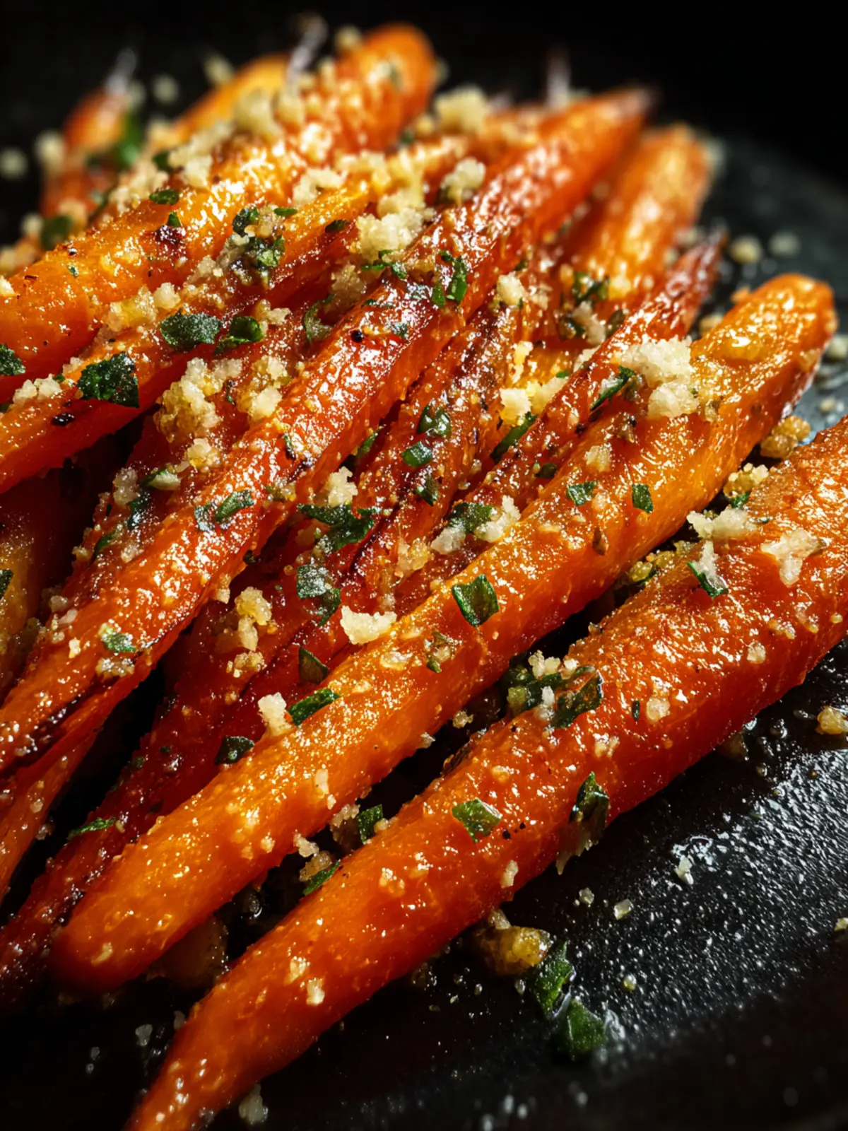 Garlic Roasted Carrots with Parmesan First Image