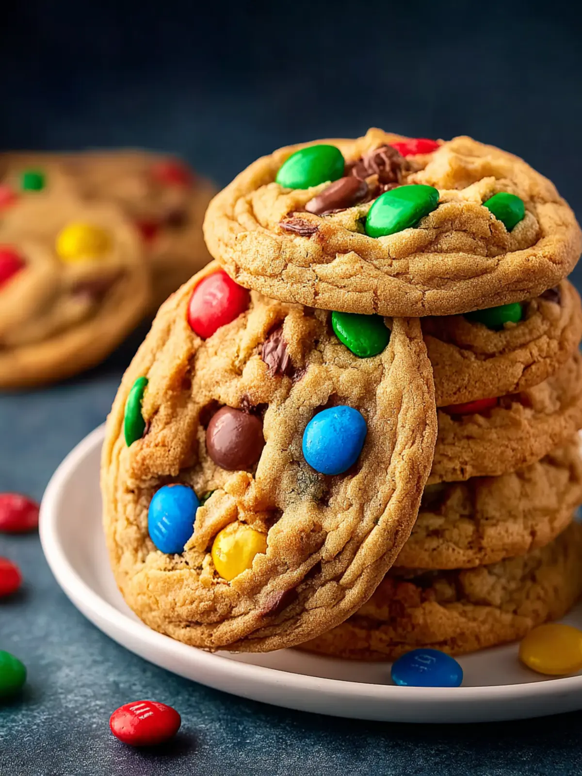M&M Peanut Butter Cookies First Image