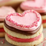 Delightful Valentine Sandwich Cookies for a Sweet Surprise First Image