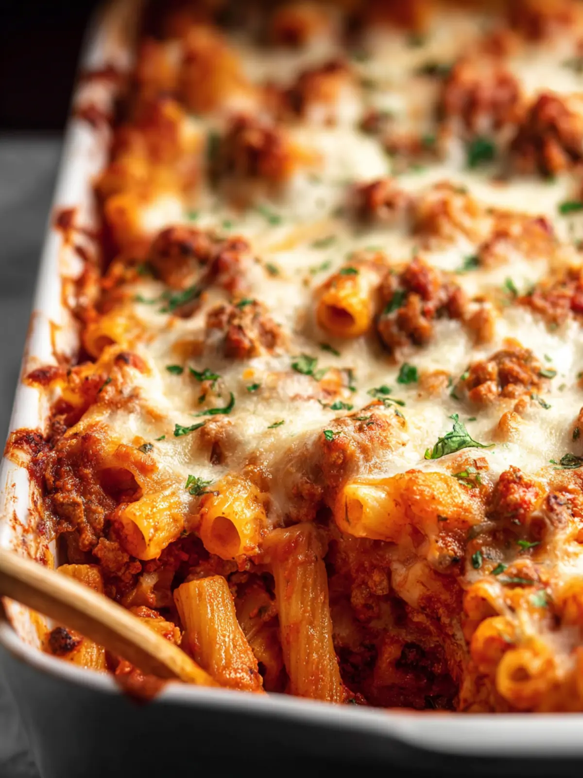 Irresistible Easy Cheesy Baked Ziti Recipe for Dinner First Image