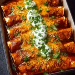 Easy Rotisserie Chicken Enchiladas First Image