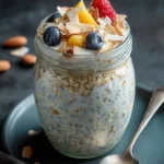 Indulge in Creamy Coconut Overnight Oats Delightfully Easy First Image