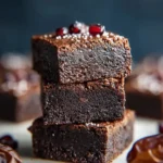 No-Bake Fudgy Date Protein Brownies First Image