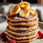 Fluffy Banana Oat Pancakes: A Delicious Breakfast Treat First Image