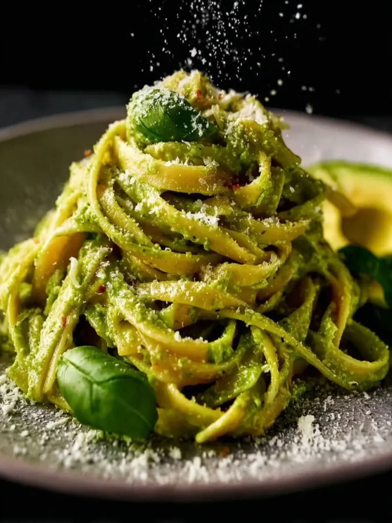 Creamy 15 Minute Avocado Pasta First Image