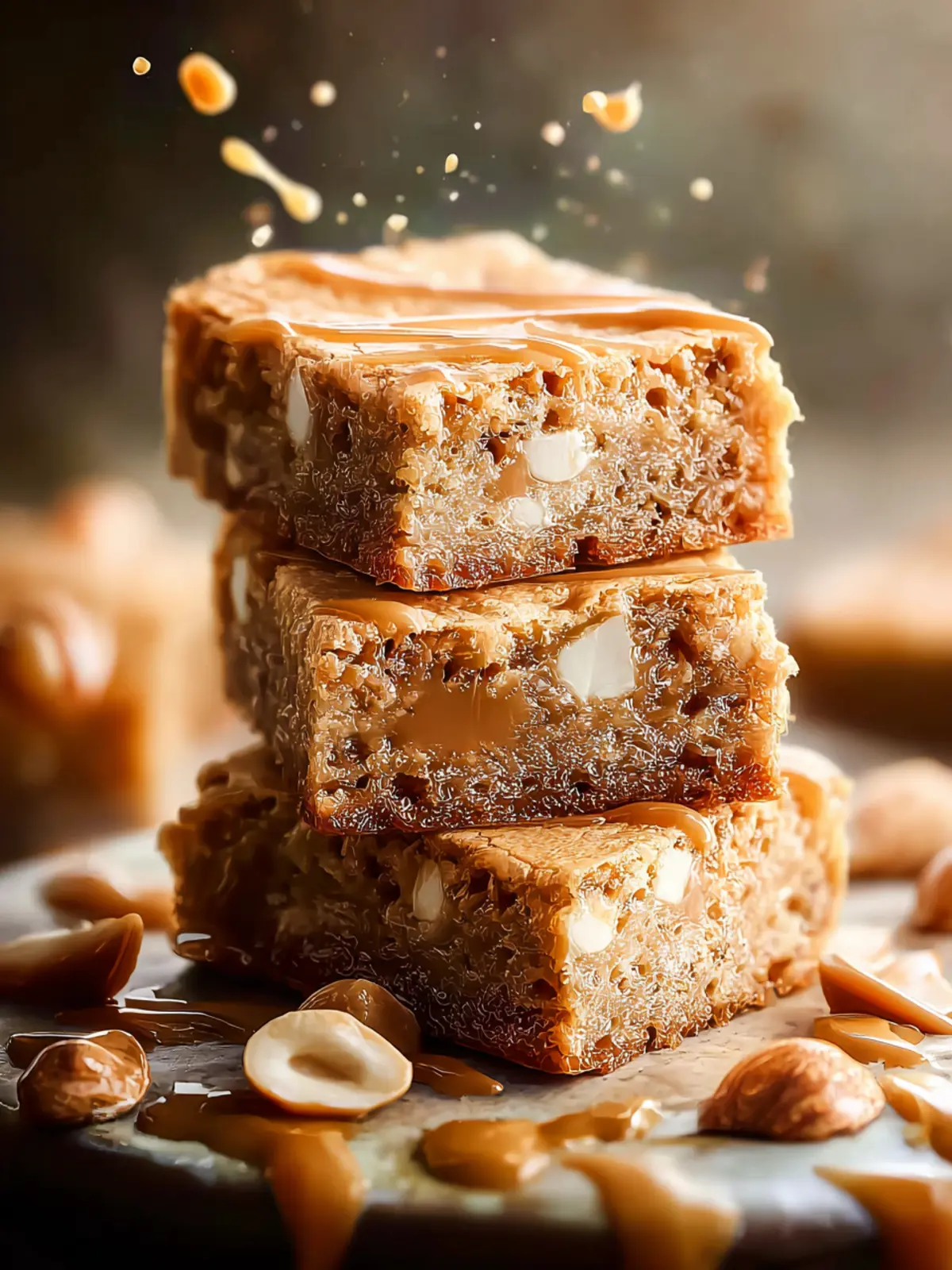 Indulge in Decadent Butterscotch Blondies Recipe First Image