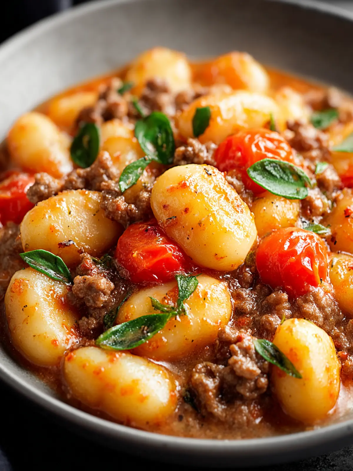 Savory Ground Beef Gnocchi: Comfort Food Delight First Image