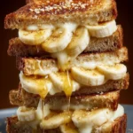 Honey Banana Grilled Cheese Sandwich First Image