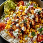 Irresistible Street Corn Chicken Rice Bowls Recipe First Image