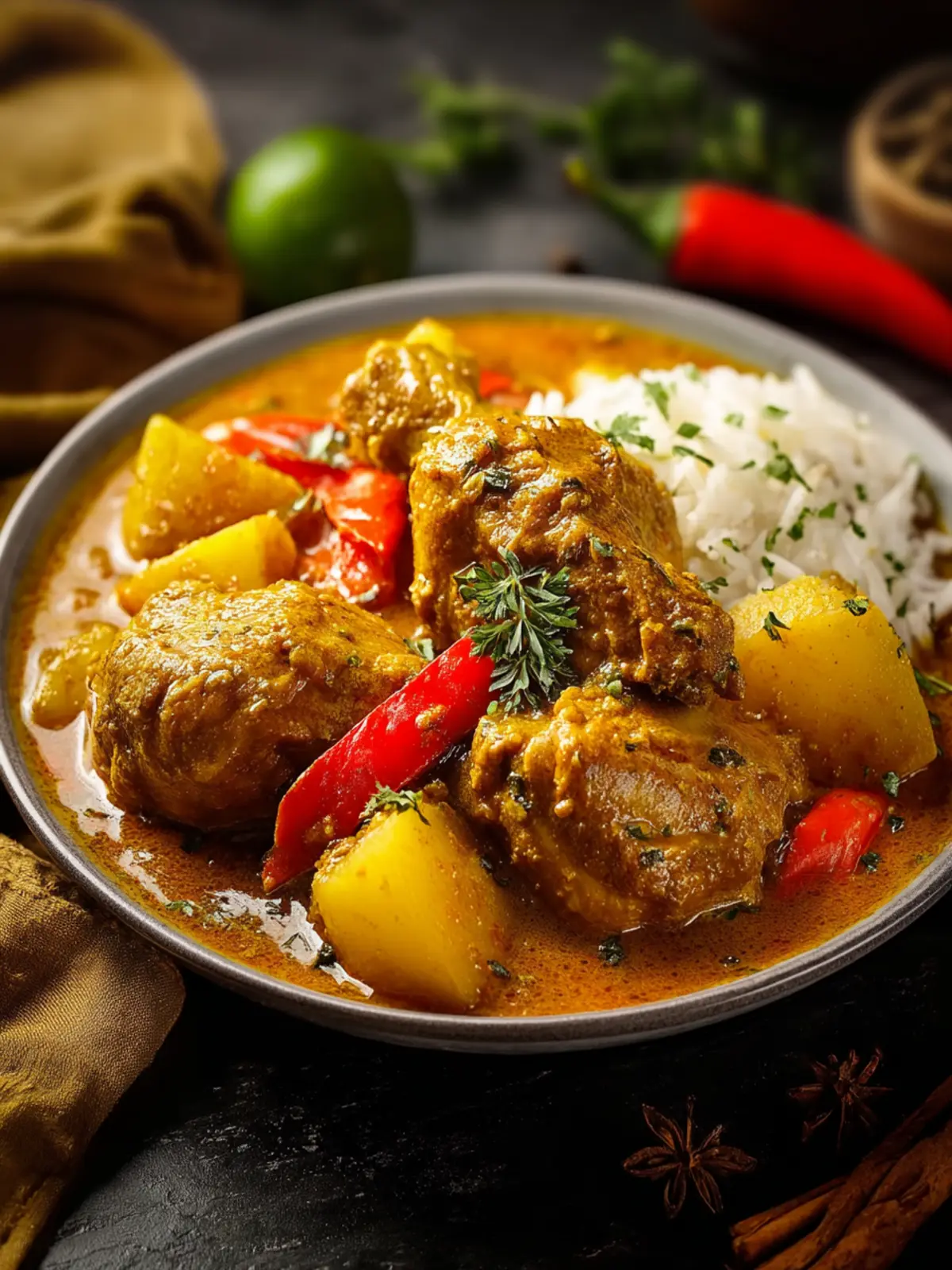 Savor Authentic Jamaican Curry Chicken for Comfort and Flavor First Image