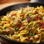 Quick Chicken Pot Pie Pasta First Image