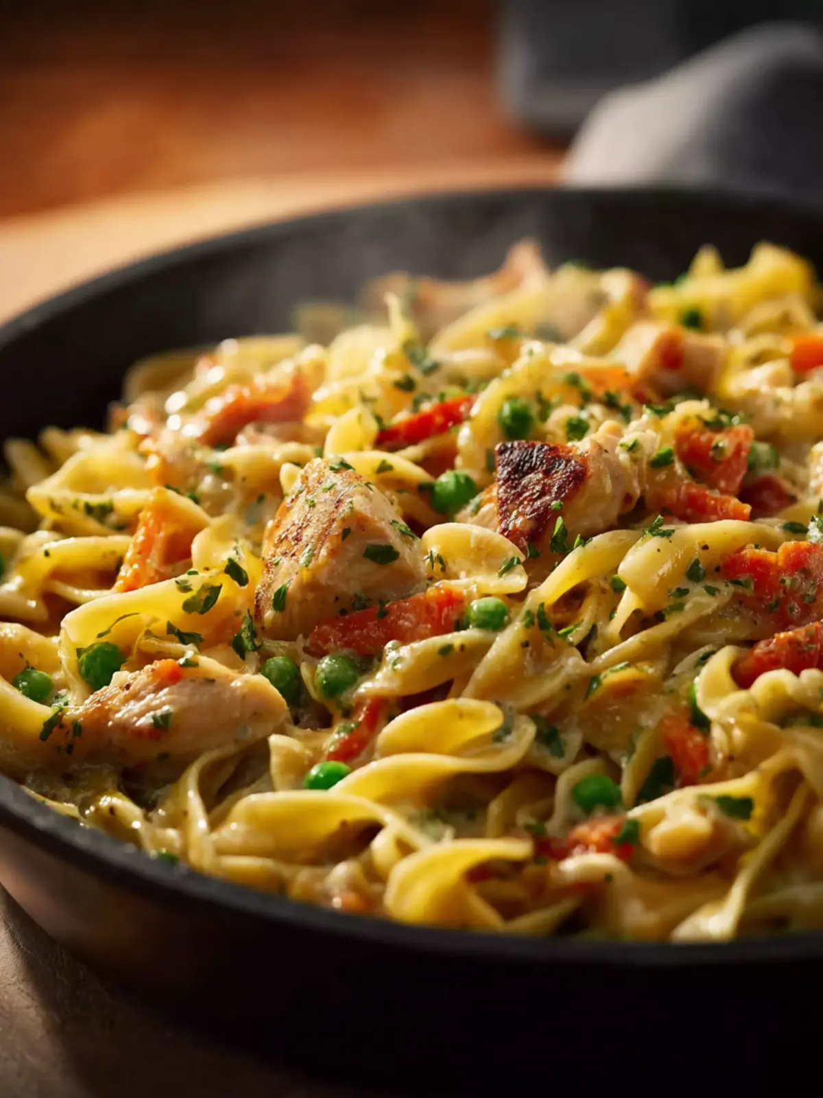 Quick Chicken Pot Pie Pasta First Image