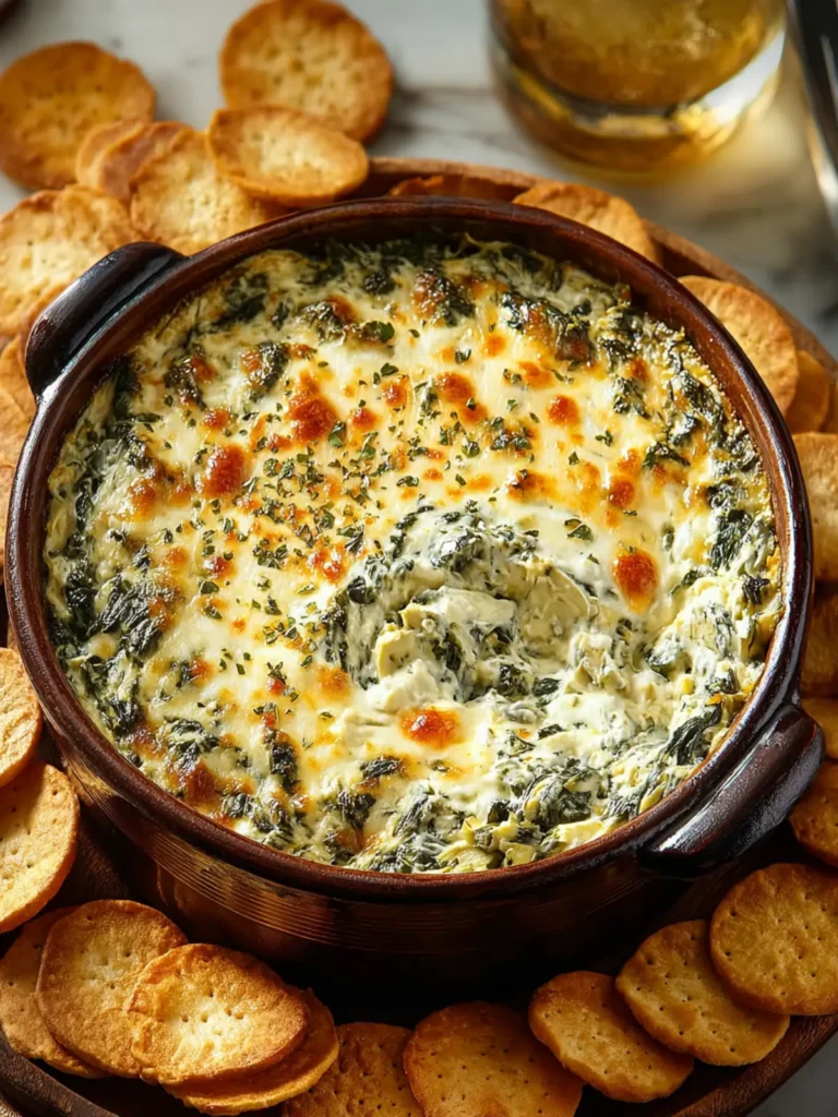 Irresistible Hot Spinach and Artichoke Dip Recipe First Image