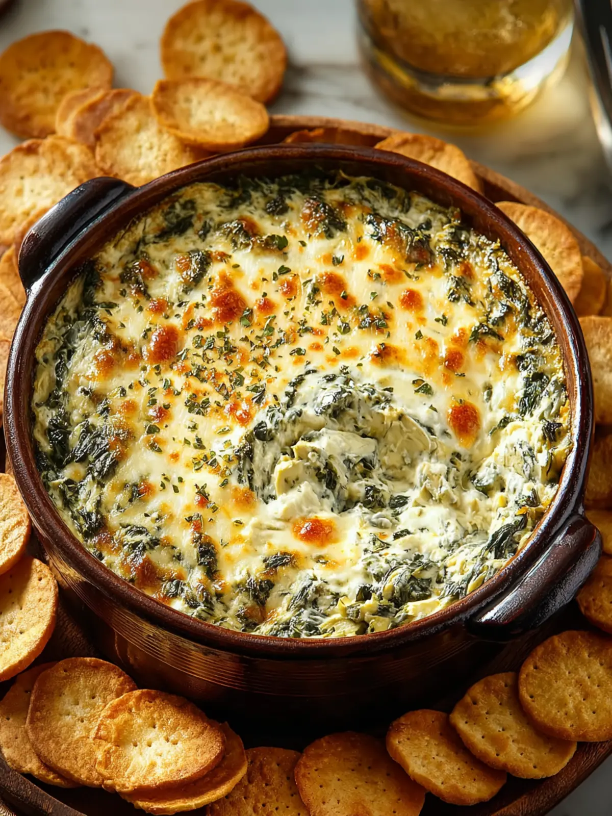 Irresistible Hot Spinach and Artichoke Dip Recipe First Image