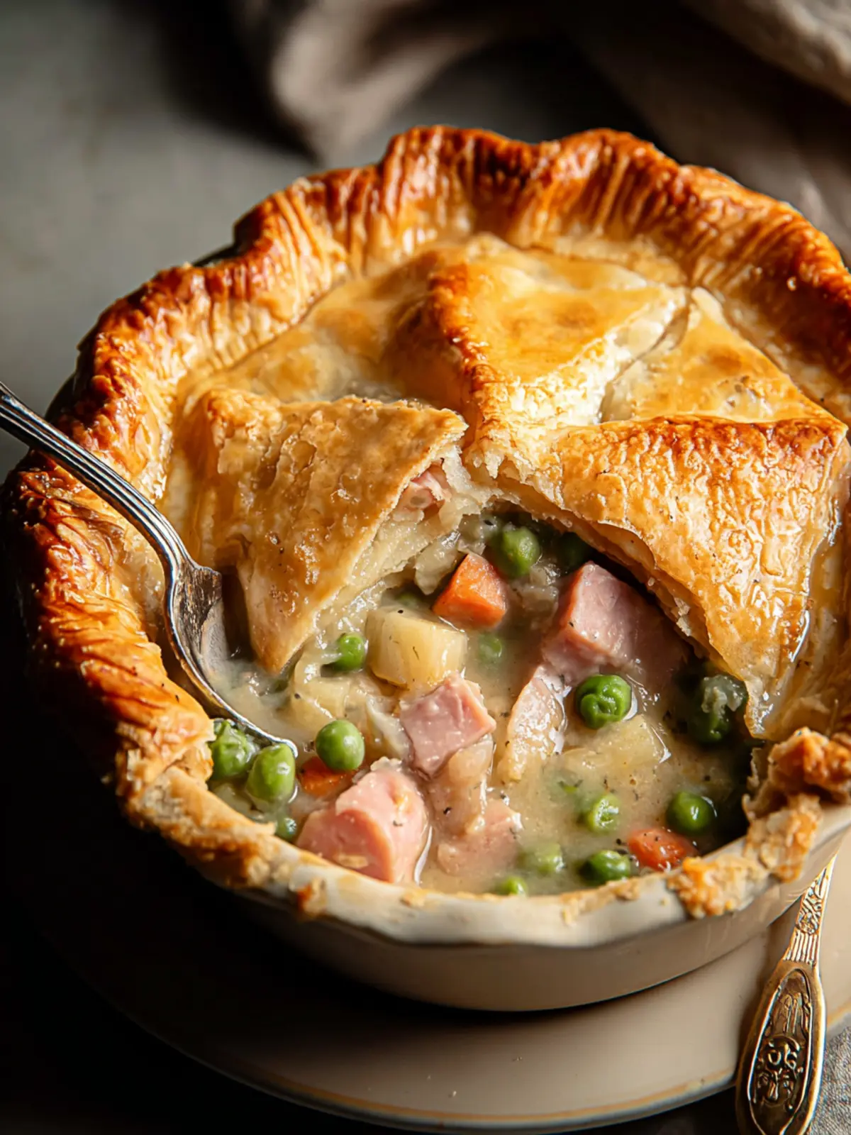 Delicious Ham Pot Pie Recipe – Comfort Food Delight First Image