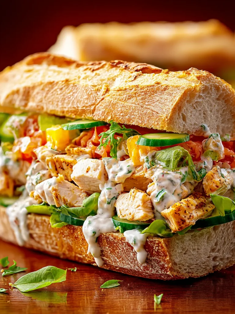 Delicious Chopped Chicken Ranch Sandwich Recipe to Love First Image
