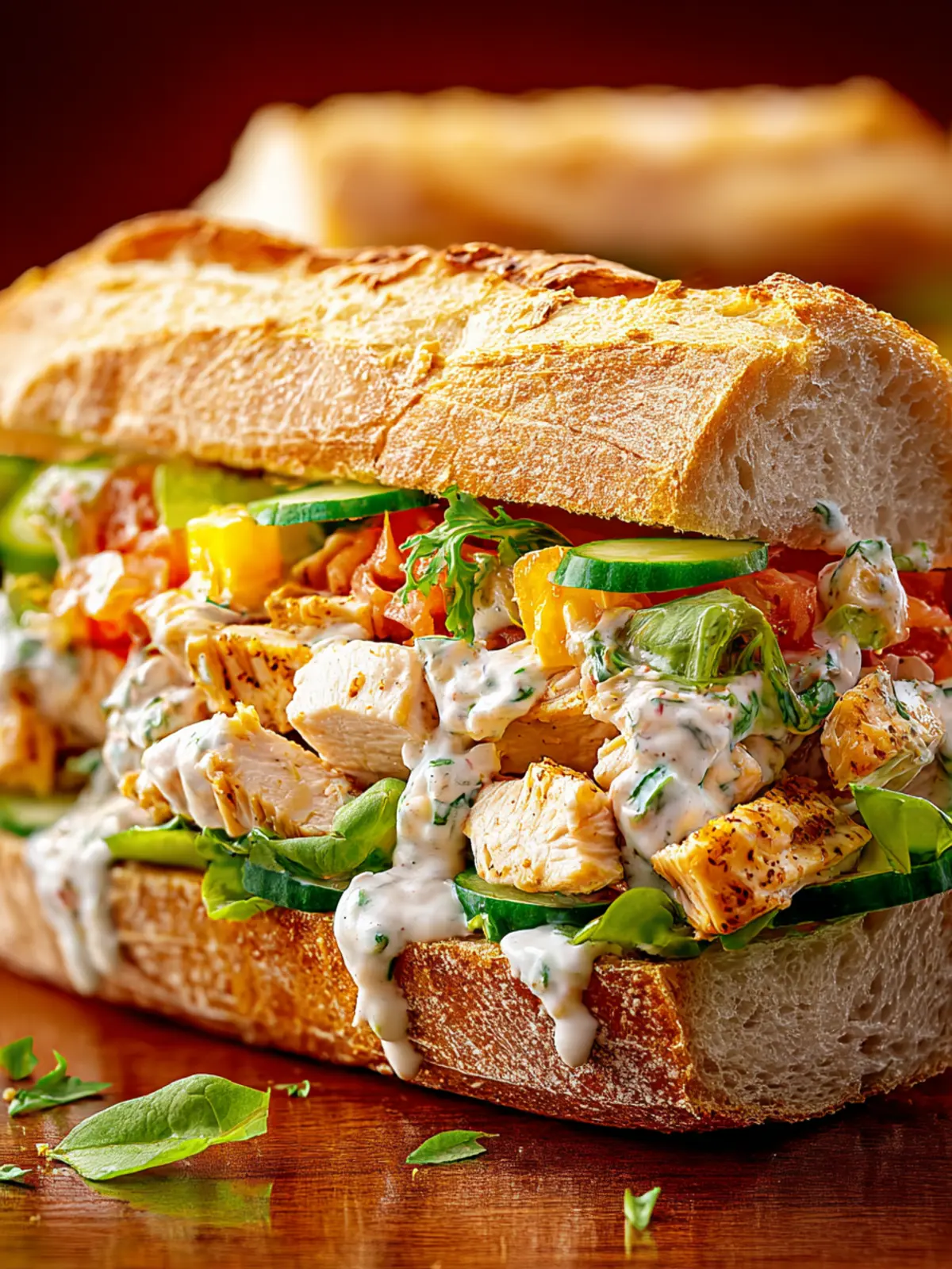 Delicious Chopped Chicken Ranch Sandwich You’ll Love to Savor