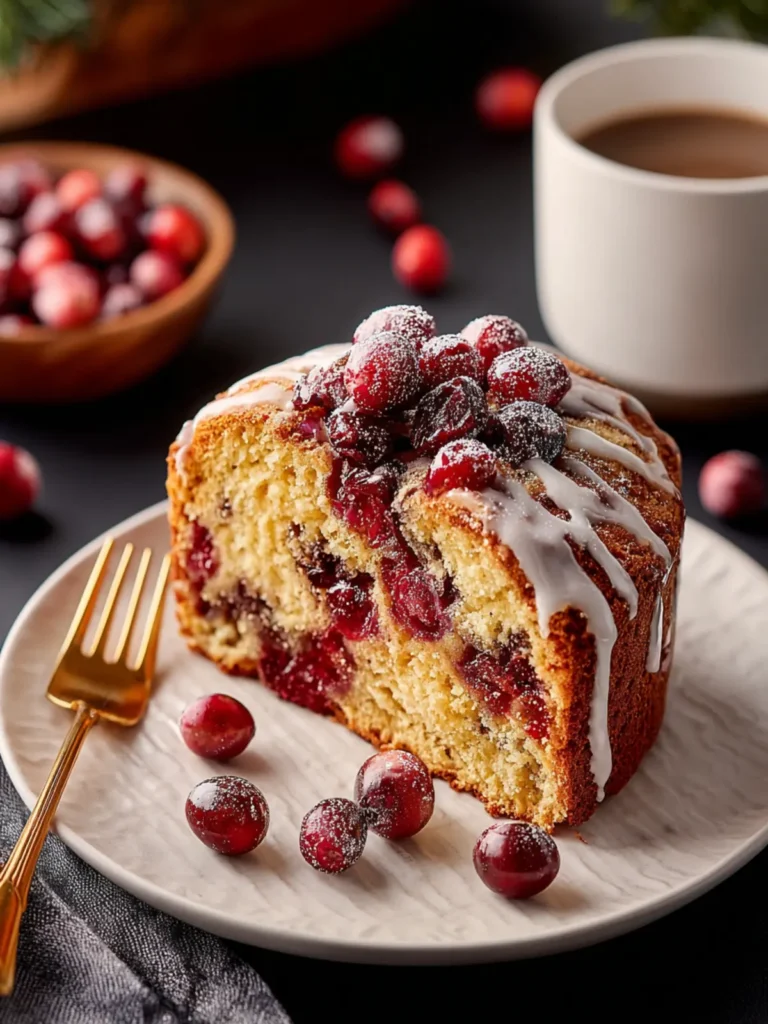 Irresistible Cranberry Coffee Cake Recipe for Blissful Mornings First Image