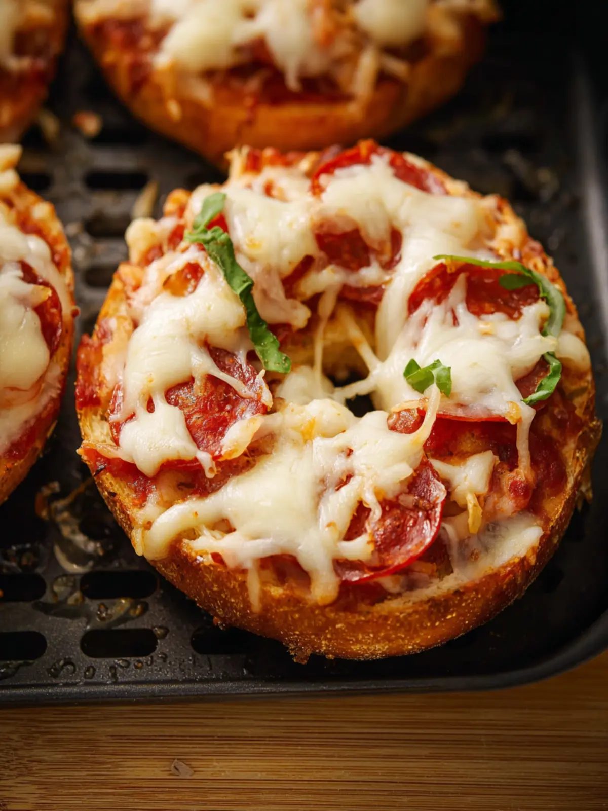 Air Fryer Pizza Bagels First Image