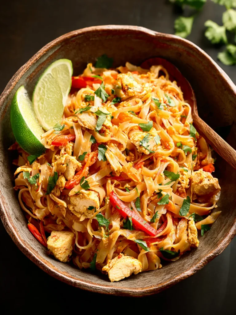 Irresistible Chicken Pad Thai: A Comfort Food Delight First Image