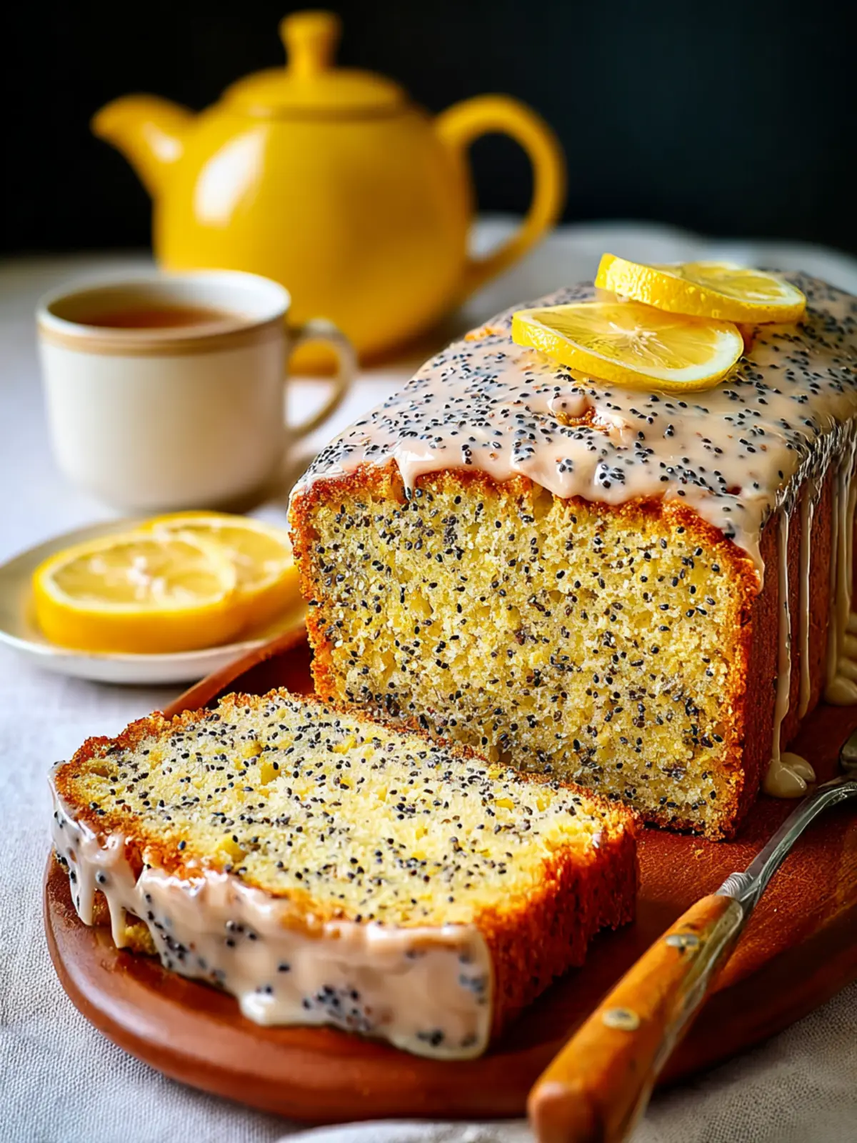 Irresistible Lemon Poppy Seed Loaf Recipe to Delight You First Image
