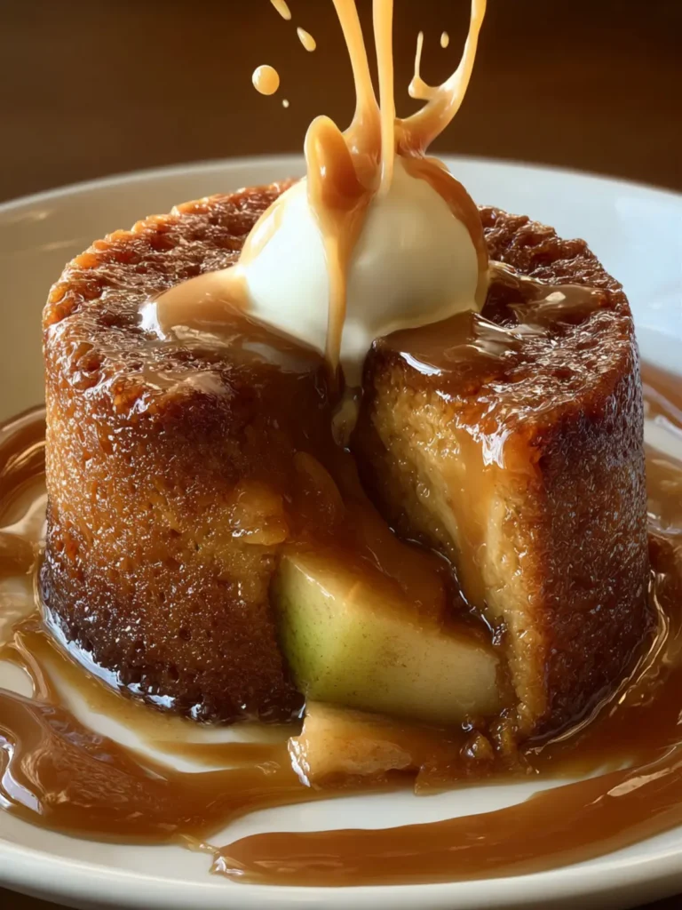 Apple Date Cinnamon Pudding with Creamy Toffee Bliss First Image