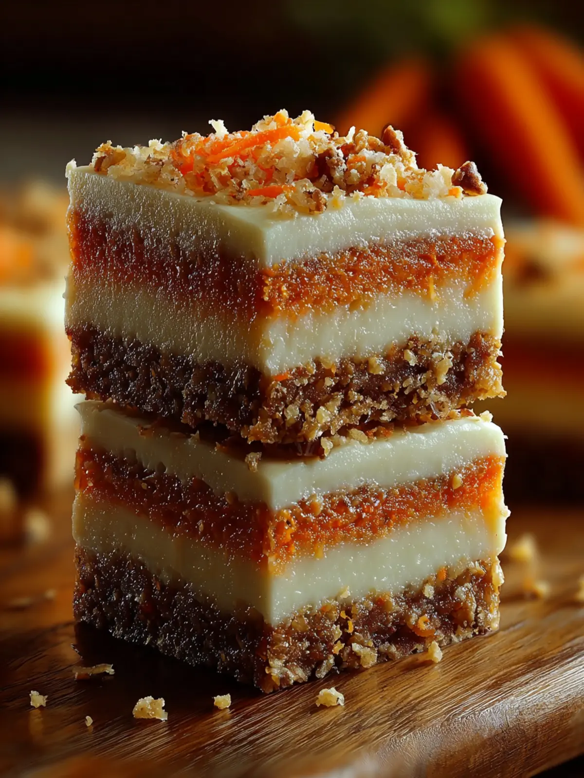 Carrot Cake Cream Cheese Bars: 7 Irresistible Layers of Comfort First Image