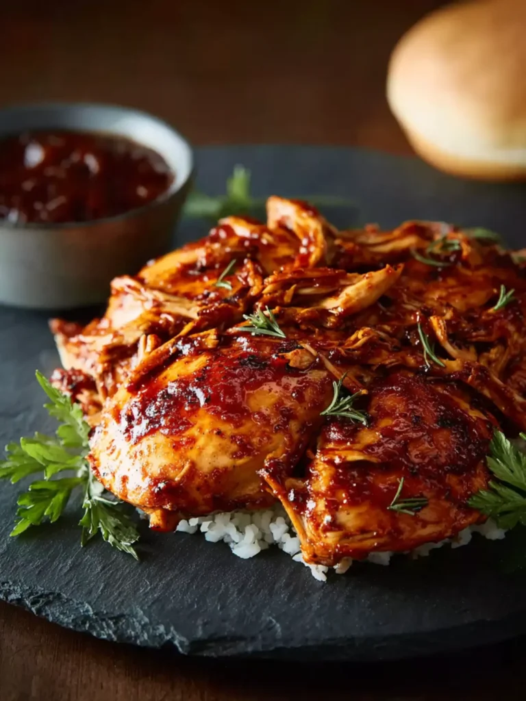 Best Crockpot BBQ Chicken First Image