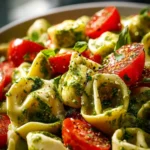 Pesto Tortellini Salad with Cherry Tomatoes – Quick & Fresh! First Image