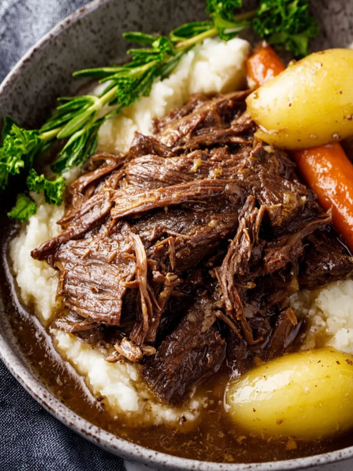 Slow Cooker Mississippi Pot Roast First Image