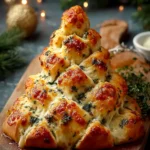 Cheesy Christmas Tree Bread First Image