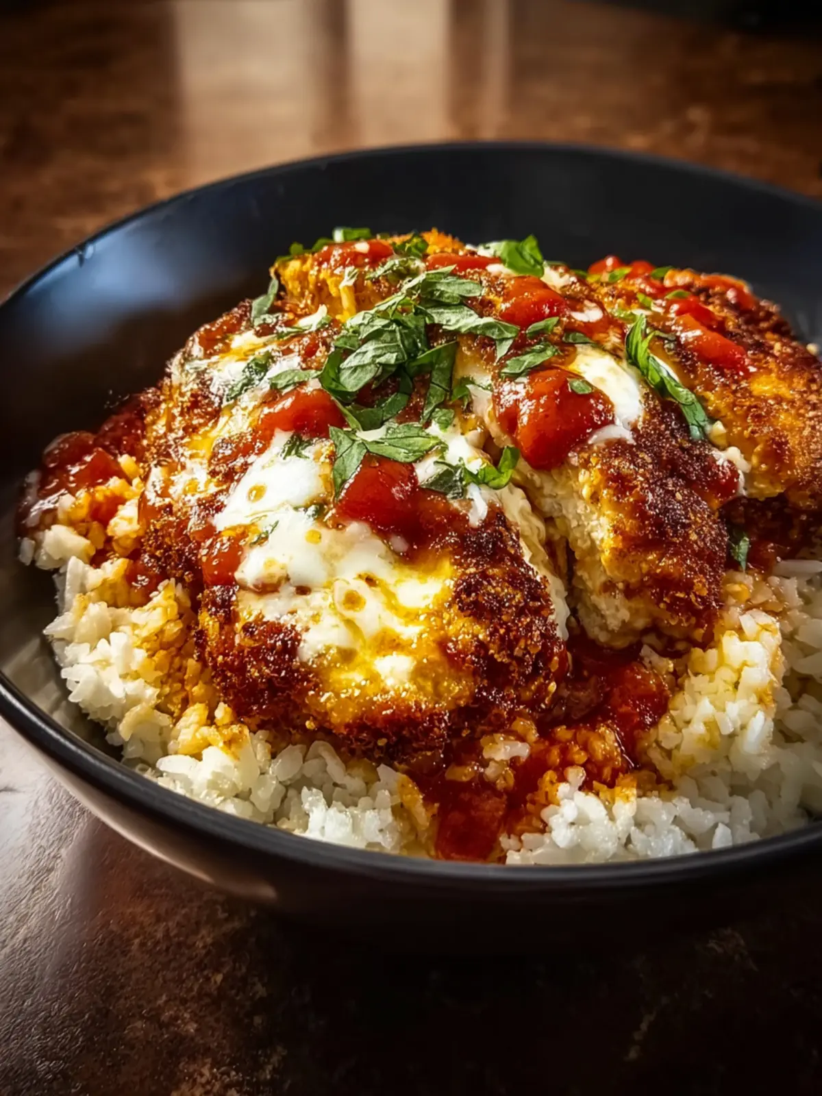 Easy Cottage Cheese Chicken Parm Bowl First Image