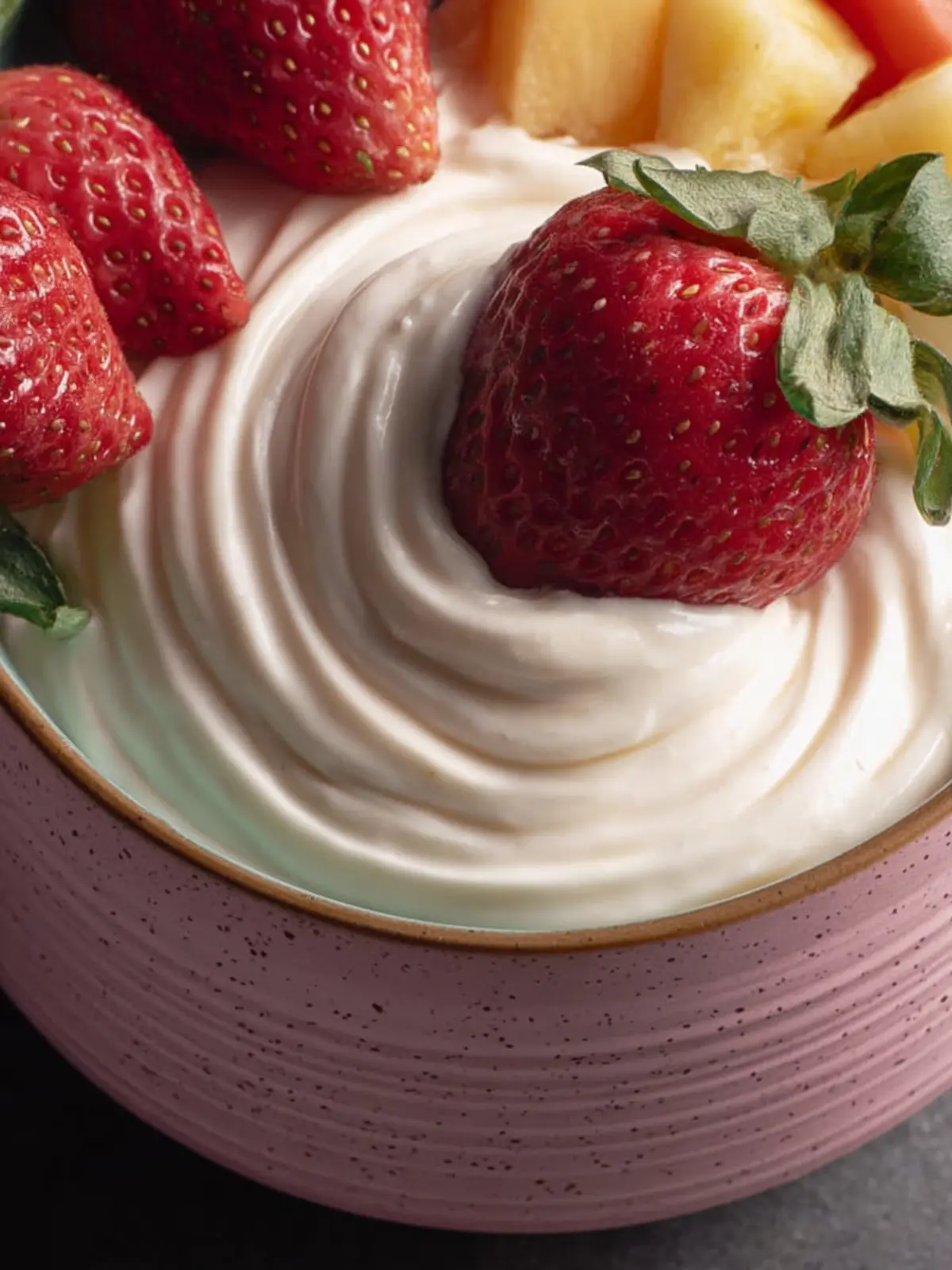 healthy keto fruit dip First Image