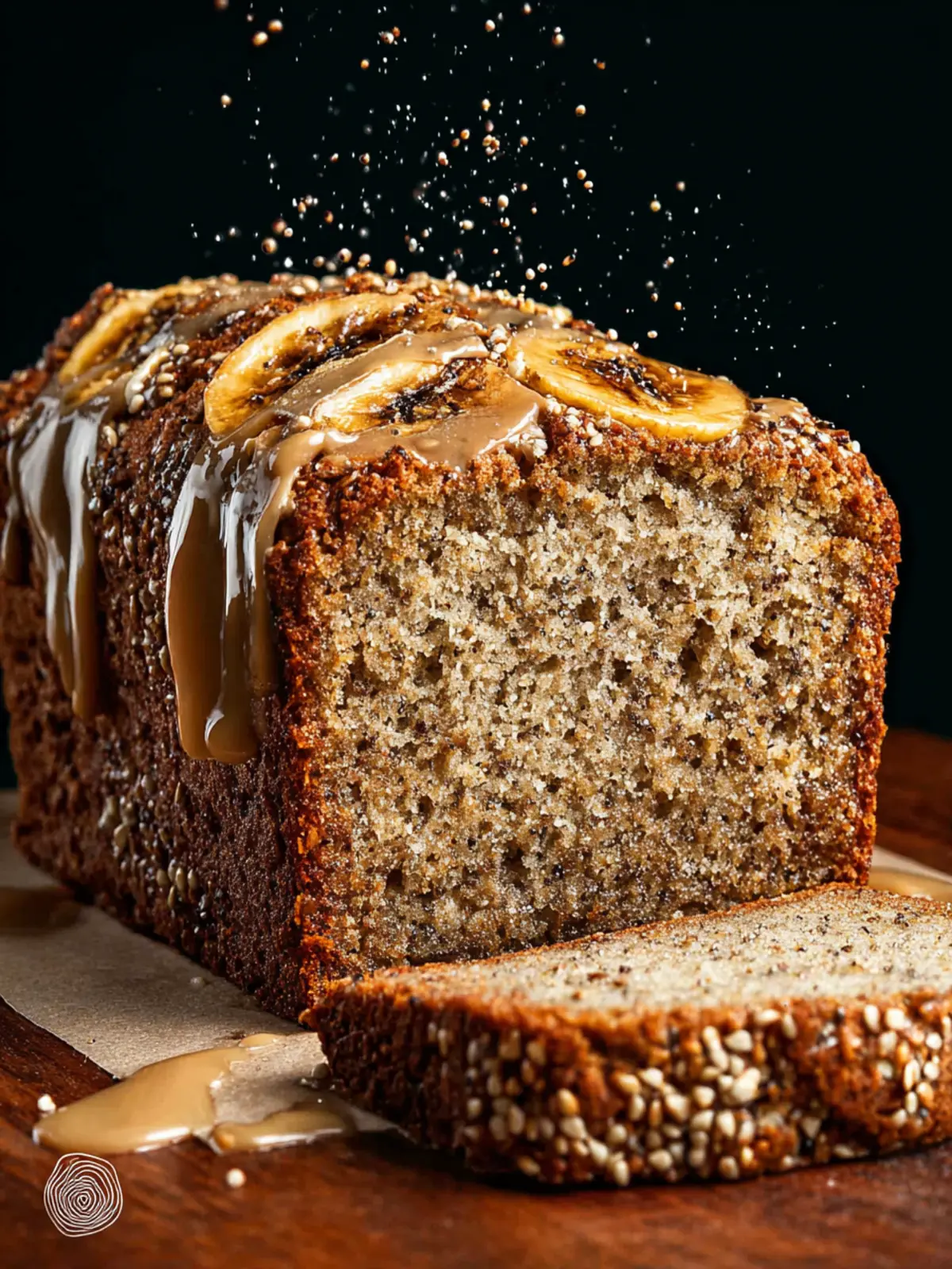 Tahini Banana Bread First Image