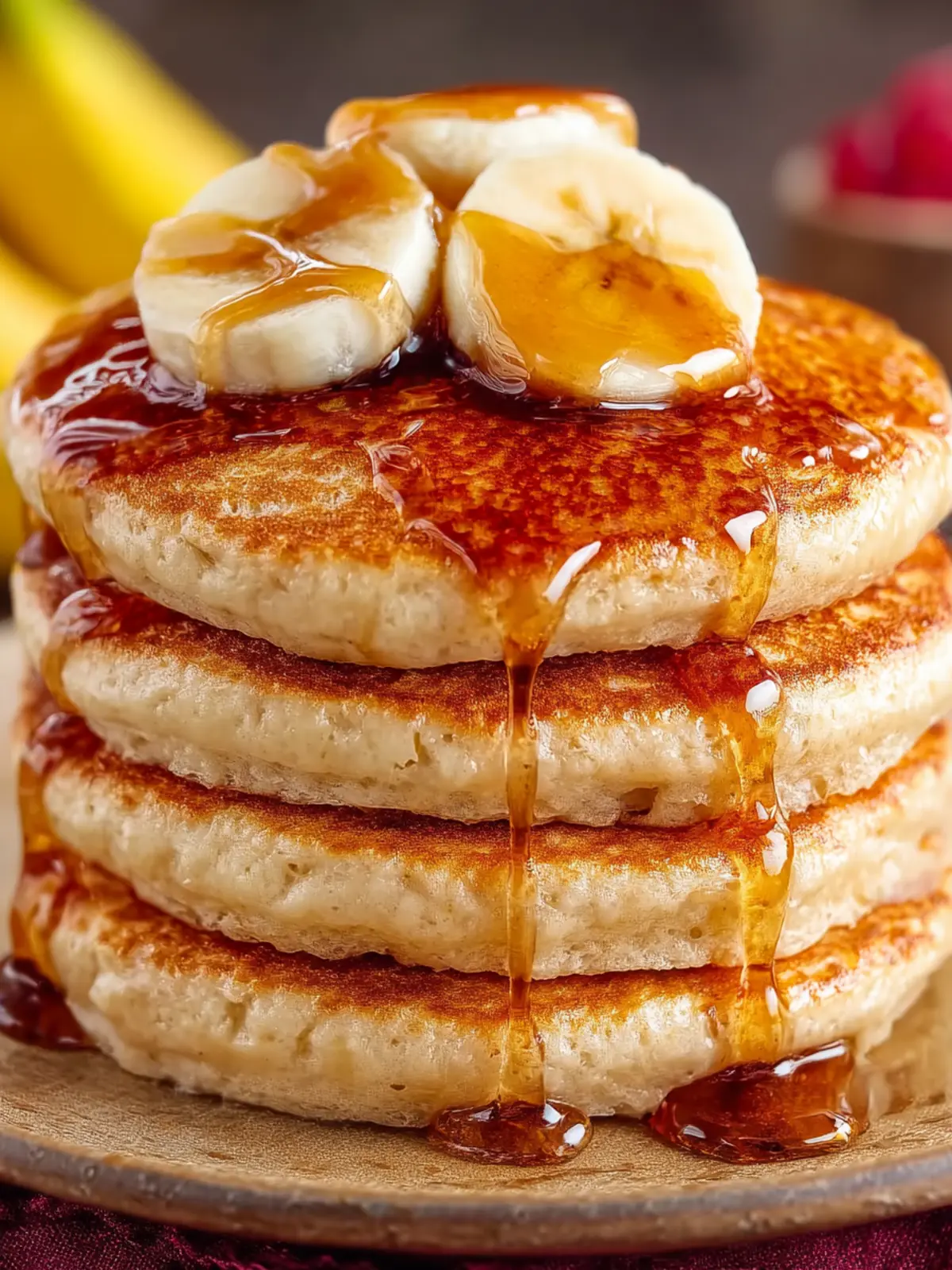 Deliciously Fluffy Banana Pancakes Your Family Will Love First Image
