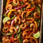 Sheet Pan Shrimp Fajitas First Image