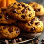 Super Soft Pumpkin Chocolate Chip Cookies First Image
