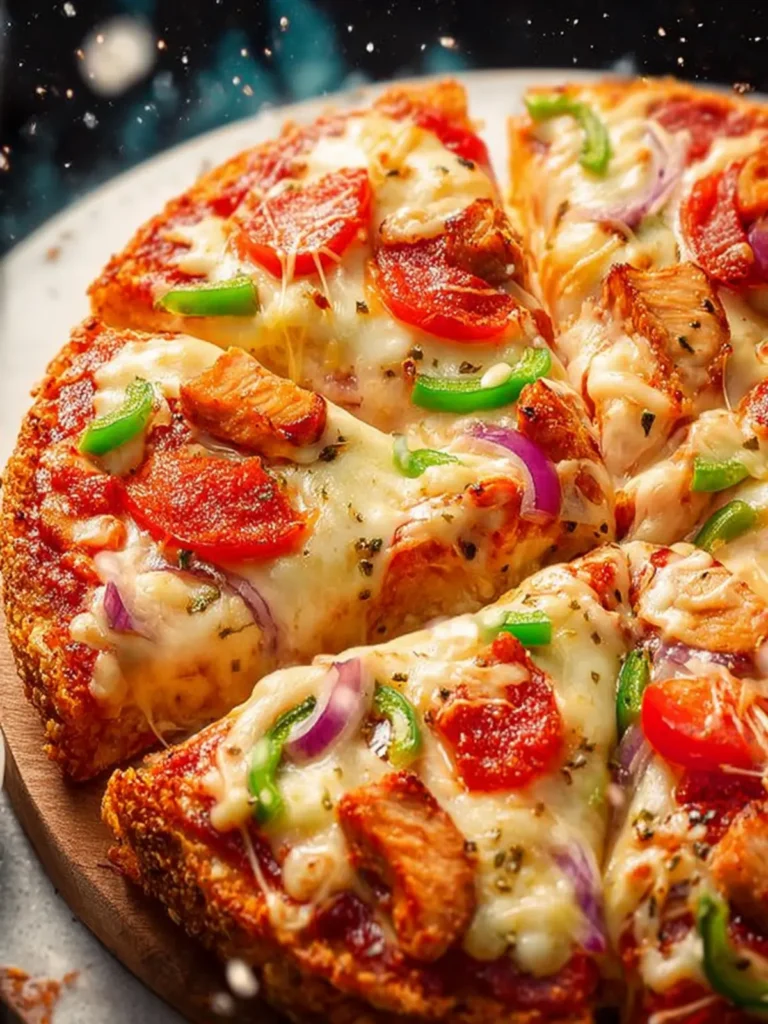 chicken crust pizza First Image