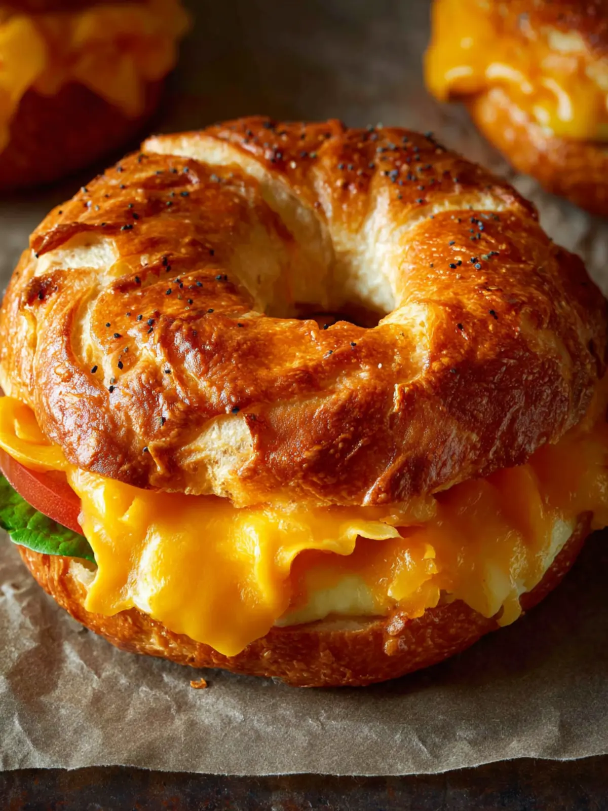 Cheddar Cheese Bagel Recipe First Image