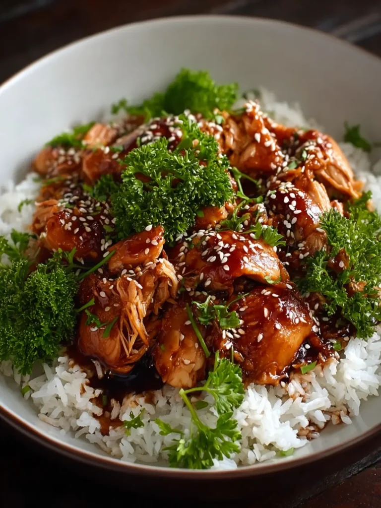Slow Cooker Teriyaki Chicken First Image
