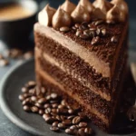 healthy Mocha Espresso Cake First Image