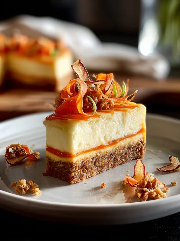 Carrot Cake Cheesecake Recipe First Image