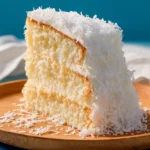 Simple & Moist Coconut Cake First Image