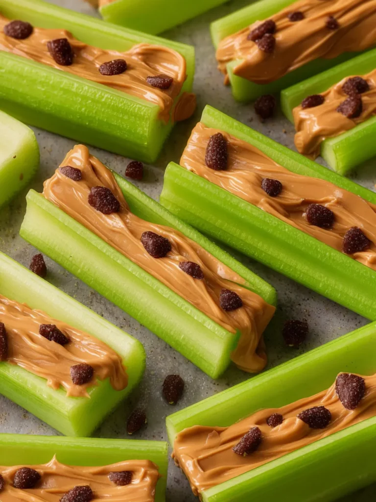 Peanut butter celery sticks First Image
